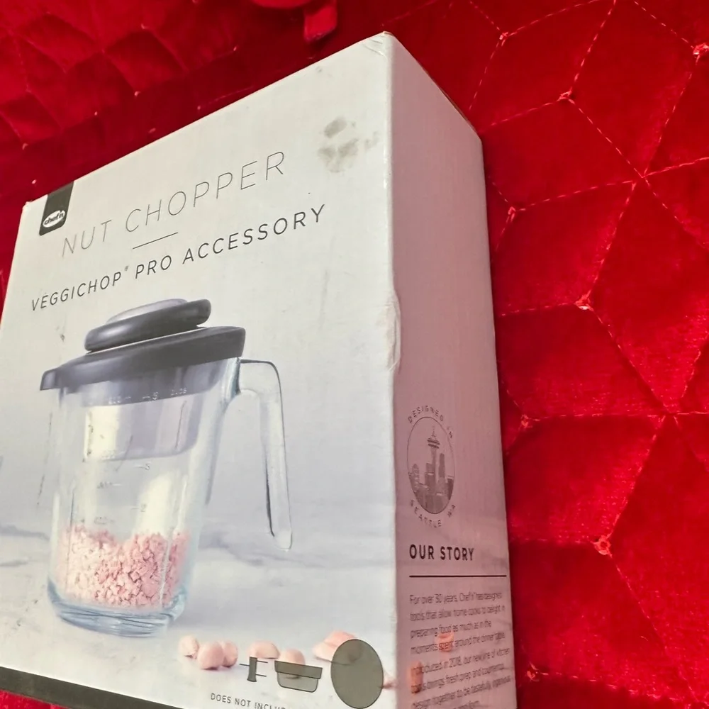 🆕Chef’n Nut Chopper Veggichop Pro Accessory